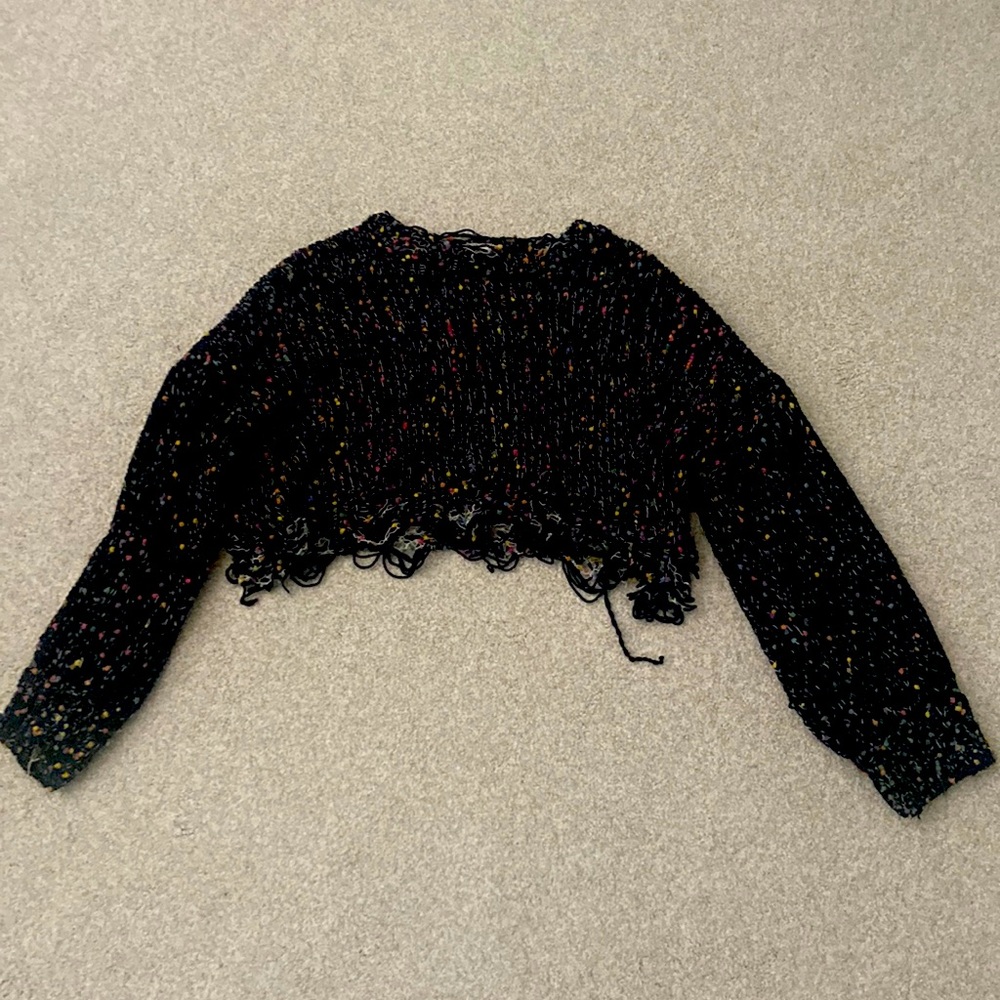 cropped sweater